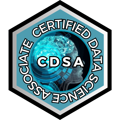 Certified Data Science Associate (CDSA) Demo